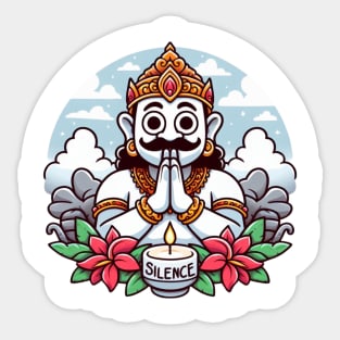 Bali's Day of Silence and Hindu New Year (Nyepi) Sticker